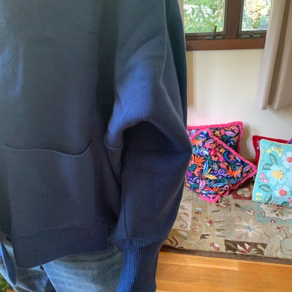 Blue Cardigan Sweater - Picture 2 of 16